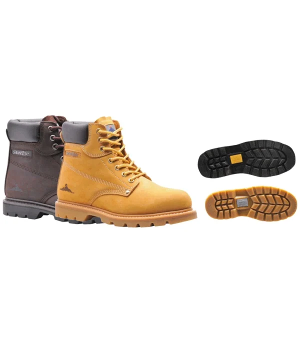 FW17 honey Flexi Welt Safety Boot